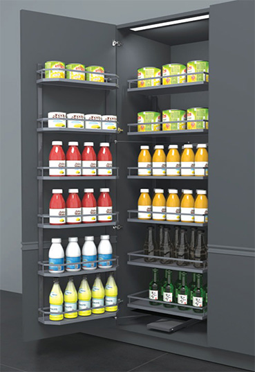 Kitchen Pantry Unit Storage System